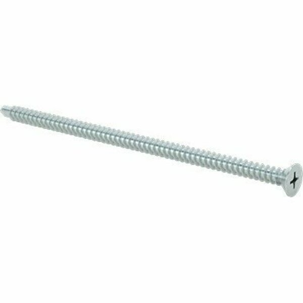Bsc Preferred Flat Head Drilling Screws for Metal Zinc-Plated Steel Number 6 Screw Size 3 Long, 10PK 92365A431
